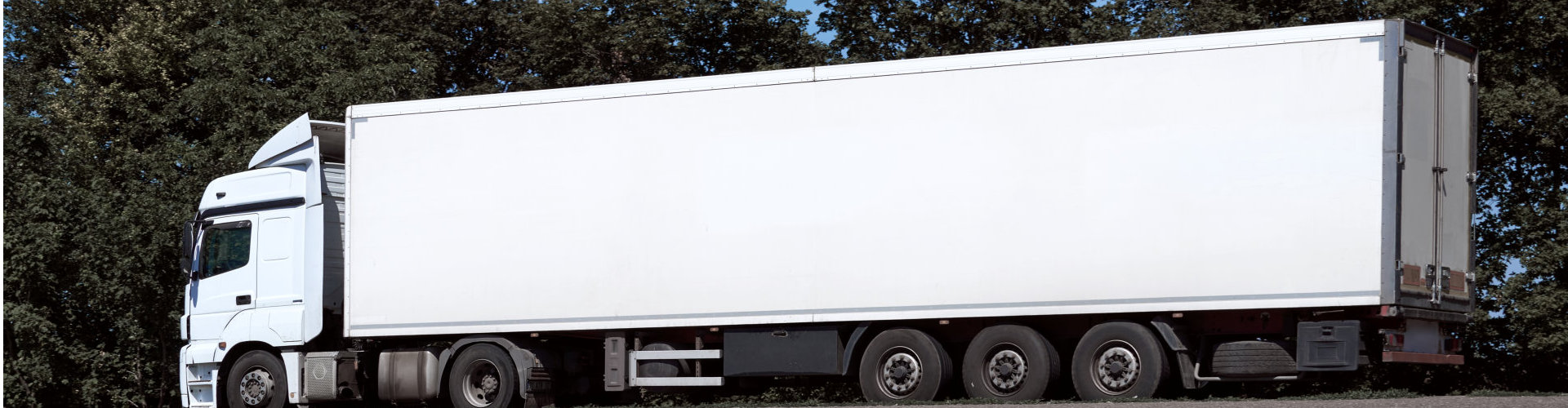 white cargo truck